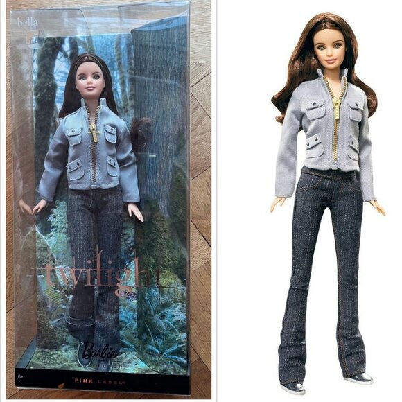 Barbie Twilight Series Dolls - Bella Swan, Edward Cullen, & Jacob  2009 Mattel - Picture 2 of 2
